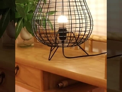 Bamboo Rattan Lampy stołowe sypialnia Lampa nocna w stylu chińskim Lampa atmosferyczna do herbaty