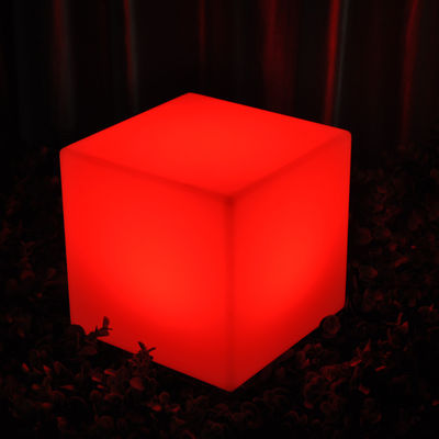 Świecący zewnętrzny fotel LED Cube Light Plastic IP65 wodoodporny