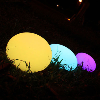LED Basen Światła Piłkarskie Piłka wodoodporna Pływająca 16 kolorystyczna