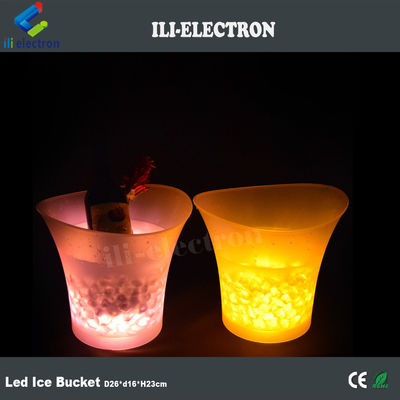 Gorący sprzedawca plastikowy led szampana wiadro lodu