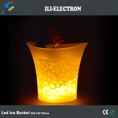 Gorący sprzedawca plastikowy led szampana wiadro lodu