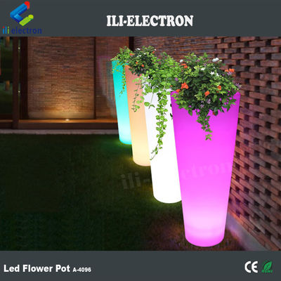 Zmiana koloru sterowana zdalnie Led Flower Pot dla sklepów z napojami