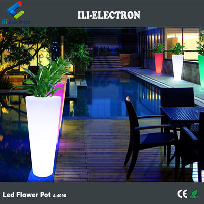 Zmiana koloru sterowana zdalnie Led Flower Pot dla sklepów z napojami
