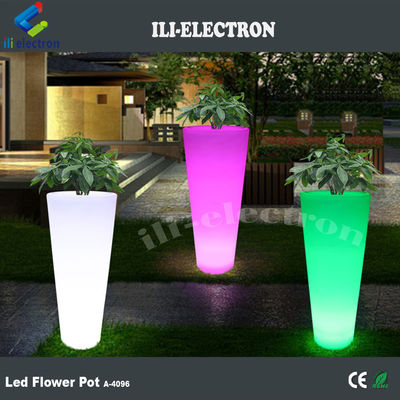 Zmiana koloru sterowana zdalnie Led Flower Pot dla sklepów z napojami