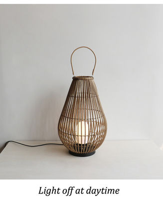 Lampy krajobrazowe Latarnie zewnętrzne Ratan Wynik lampy wielozadany