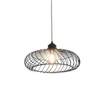 Lampa w stylu przemysłowym z wtyczką i przełącznikiem