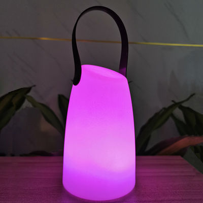 Plastikowa przenośna lampa LED bezprzewodowe sterowanie zdalne do ogrodu