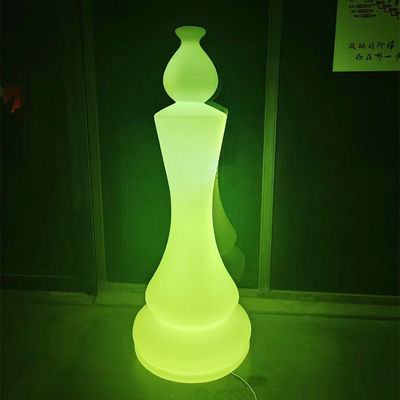 Zaaładowalne plastikowe lampy ogrodowe w kształcie szachów AC 85-265V