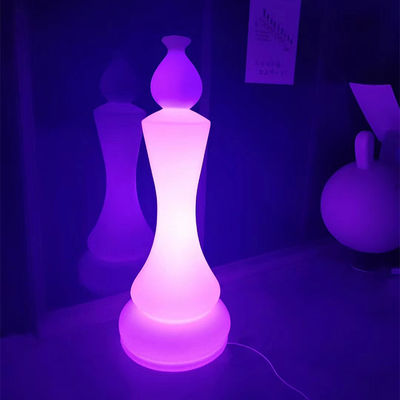 Zaaładowalne plastikowe lampy ogrodowe w kształcie szachów AC 85-265V