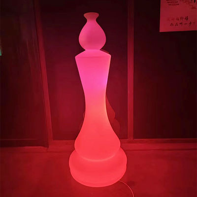 Zaaładowalne plastikowe lampy ogrodowe w kształcie szachów AC 85-265V