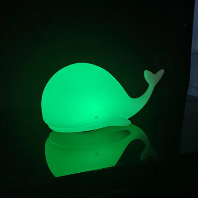 Lampa nocna wielorybówki LED do sypialni przy łóżku dziecka