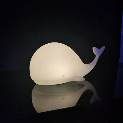 Lampa nocna wielorybówki LED do sypialni przy łóżku dziecka