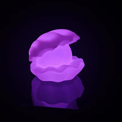 16 kolorystyczne światło nocne bezprzewodowe RGB LED światło muszelki morskiej