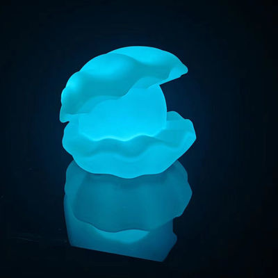 16 kolorystyczne światło nocne bezprzewodowe RGB LED światło muszelki morskiej