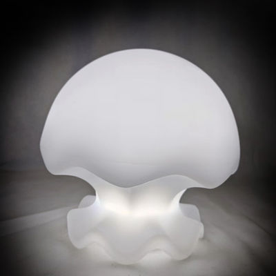 Lampa przy łóżku o zmieniającym kolorze, w stylu meduza