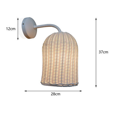 Zewnętrzny wodoodporny korytarz dziedzińcowy korytarz hotelowy Ściana Sconce Lampa Wnętrze Ściana oświetlenie