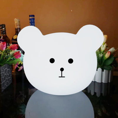 Mini uroczy niedźwiedź Dzieciaki Dziecko Dekoracja w pomieszczeniach przenośna LED Nocna lampa
