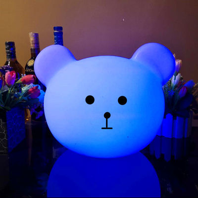 Mini uroczy niedźwiedź Dzieciaki Dziecko Dekoracja w pomieszczeniach przenośna LED Nocna lampa