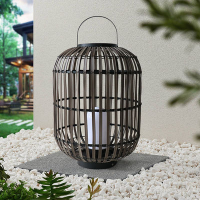Dekoracyjna latarnia z rotanu, Woven Rattan Lamp 3500K For Atmosphere