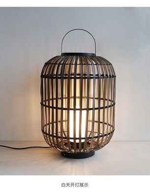 Dekoracyjna latarnia z rotanu, Woven Rattan Lamp 3500K For Atmosphere