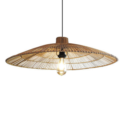 Niestandardowy żyrandol Rattan Pendant Light Chandelier For Homestay Zen Tea Room