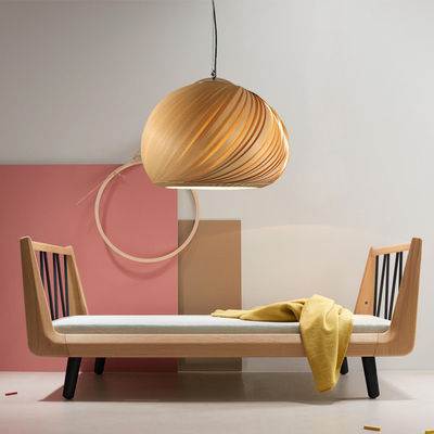 Nordic żyrandol lampy do salonu kreatywne ręcznie wykonane drewniane lampki