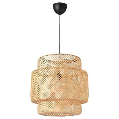 Unikalny projekt Wisiąca bambusowa lampa dekoracyjna bambusowa lampa rzemieślnicza