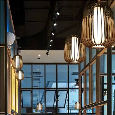 Nodic Rattan Pendant Light Chandelier Switch Control Do Dekoracji Domów