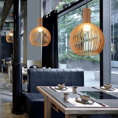 Ptasia klatka, wisiorek z rotanu, żyrandola 3500K, ciepły biały, do restauracji.