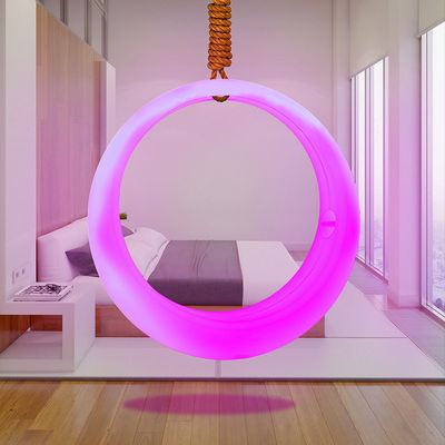krzesło dekoracji patio LED huśtawki LED światło pierścienia