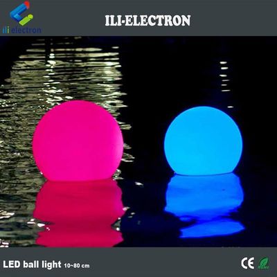 zmieniająca kolor plastikowa sfera oświetlenia LED