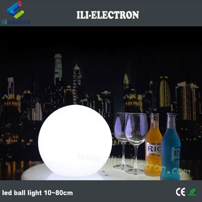 zmieniająca kolor plastikowa sfera oświetlenia LED