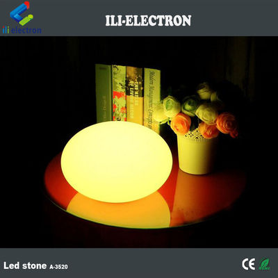 16 kolor zmieniający plastikowy LED Glow Rock