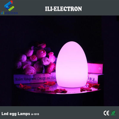 Oświetlone lampy LED w kształcie jajka 16 kolorów zmieniające się za pomocą pilota