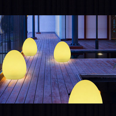 Zewnętrzna lampa stołowa IP65 w kształcie jaja z zdalnym sterowaniem