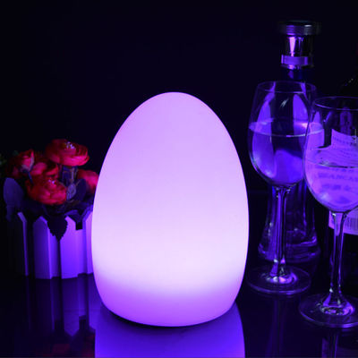 Bezprzewodowa lampa w kształcie jaja IP65 wodoodporna z podstawą ładowarki