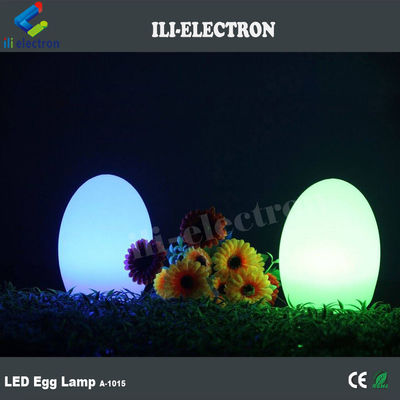 Ładowanie USB Plastikowe jajo LED światła bezprzewodowe z ładowalną baterią litową
