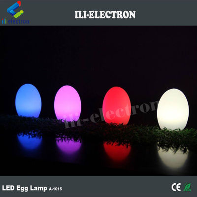 Ładowanie USB Plastikowe jajo LED światła bezprzewodowe z ładowalną baterią litową