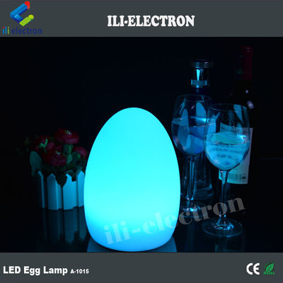 Dekoracyjna lampa stołowa w kształcie jaja, jajecznicza nocna lampa z pilota.