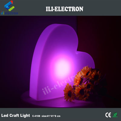 Plastikowe lampy do basenu, lampy LED do serca kolorowe zmieniające się ładowalne