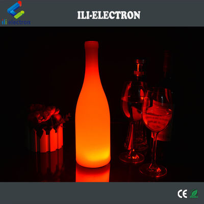 oświetlone lampy plastikowe LED w kształcie butelki