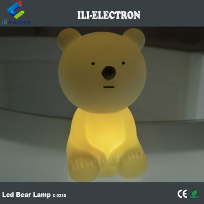 Zmieniająca kolor, ładująca się, plastikowa lampa do niedźwiedzia