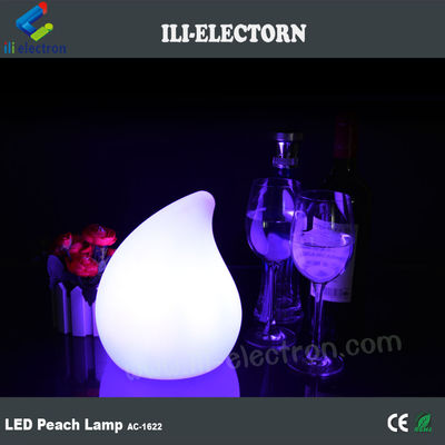 kolorowa brzoskwiniowa forma plastikowa nowoczesna lampa stołowa do dekoracji imprezy