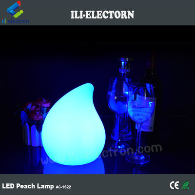 kolorowa brzoskwiniowa forma plastikowa nowoczesna lampa stołowa do dekoracji imprezy