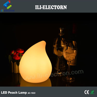 kolorowa brzoskwiniowa forma plastikowa nowoczesna lampa stołowa do dekoracji imprezy