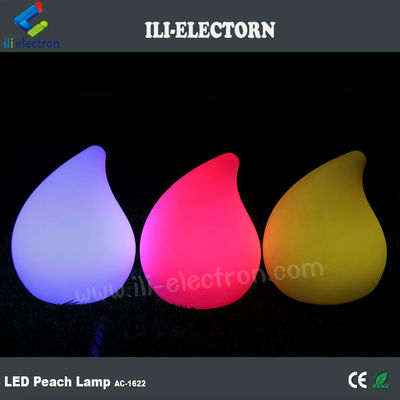 kolorowa brzoskwiniowa forma plastikowa nowoczesna lampa stołowa do dekoracji imprezy