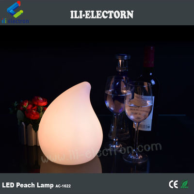 kolorowa brzoskwiniowa forma plastikowa Mini nowoczesna lampa stołowa