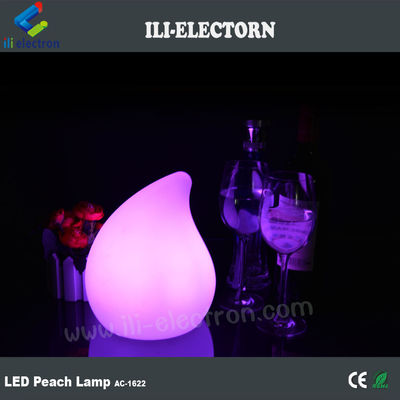 kolorowa brzoskwiniowa forma plastikowa Mini nowoczesna lampa stołowa