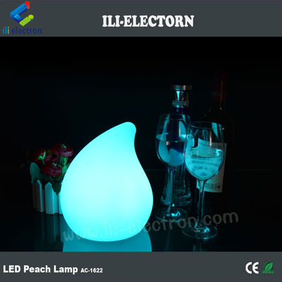 kolorowa brzoskwiniowa forma plastikowa Mini nowoczesna lampa stołowa