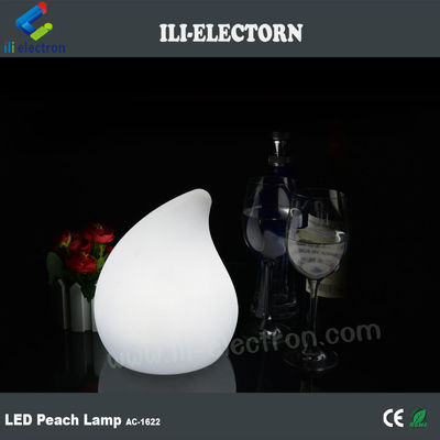 kolorowa brzoskwiniowa forma plastikowa Mini nowoczesna lampa stołowa